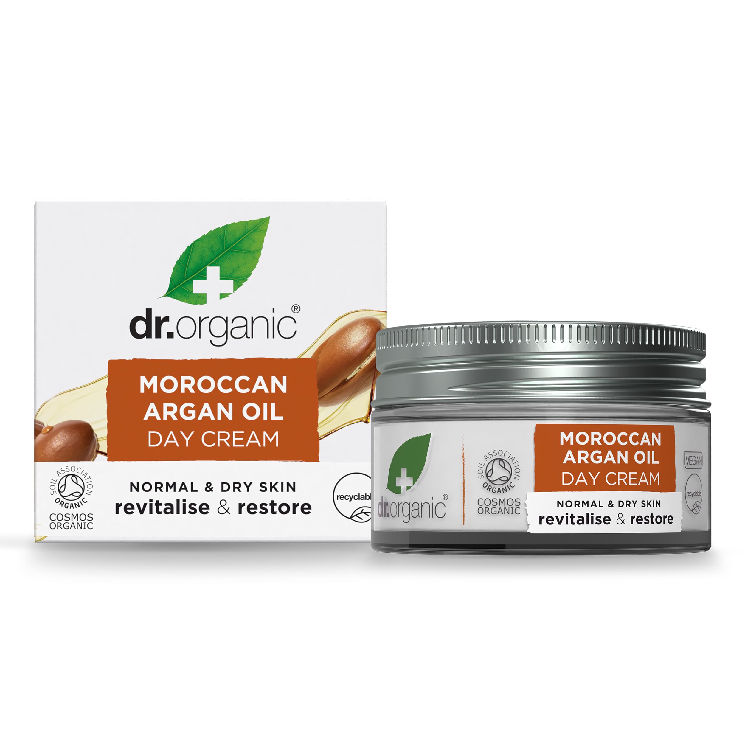 Amazon.com: Dr. Organic Moroccan Argan Oil Day Cream | Nourishing
